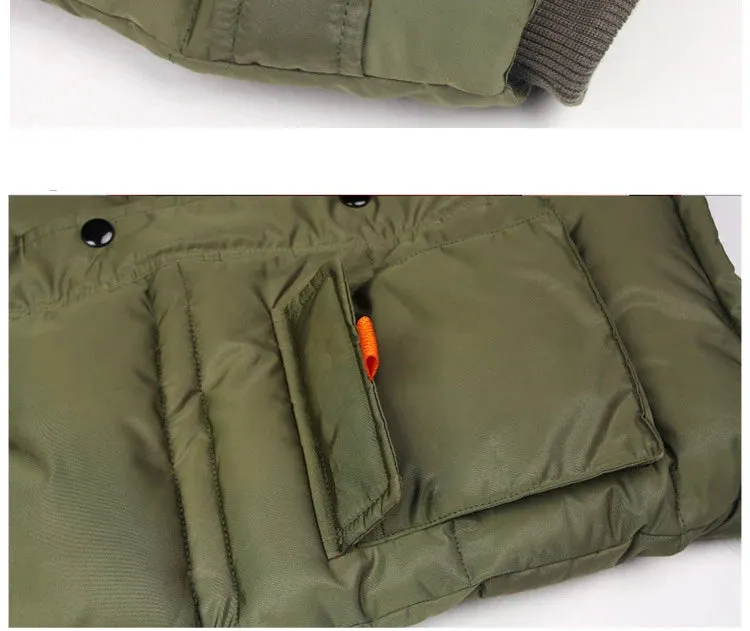 5 6 8 10 12 14 Years Big Boys Jacket Fall Winter Plus Velvet Warm Teen Kids Jackets Fashion Mid-Length Zipper Hooded Boys Coat