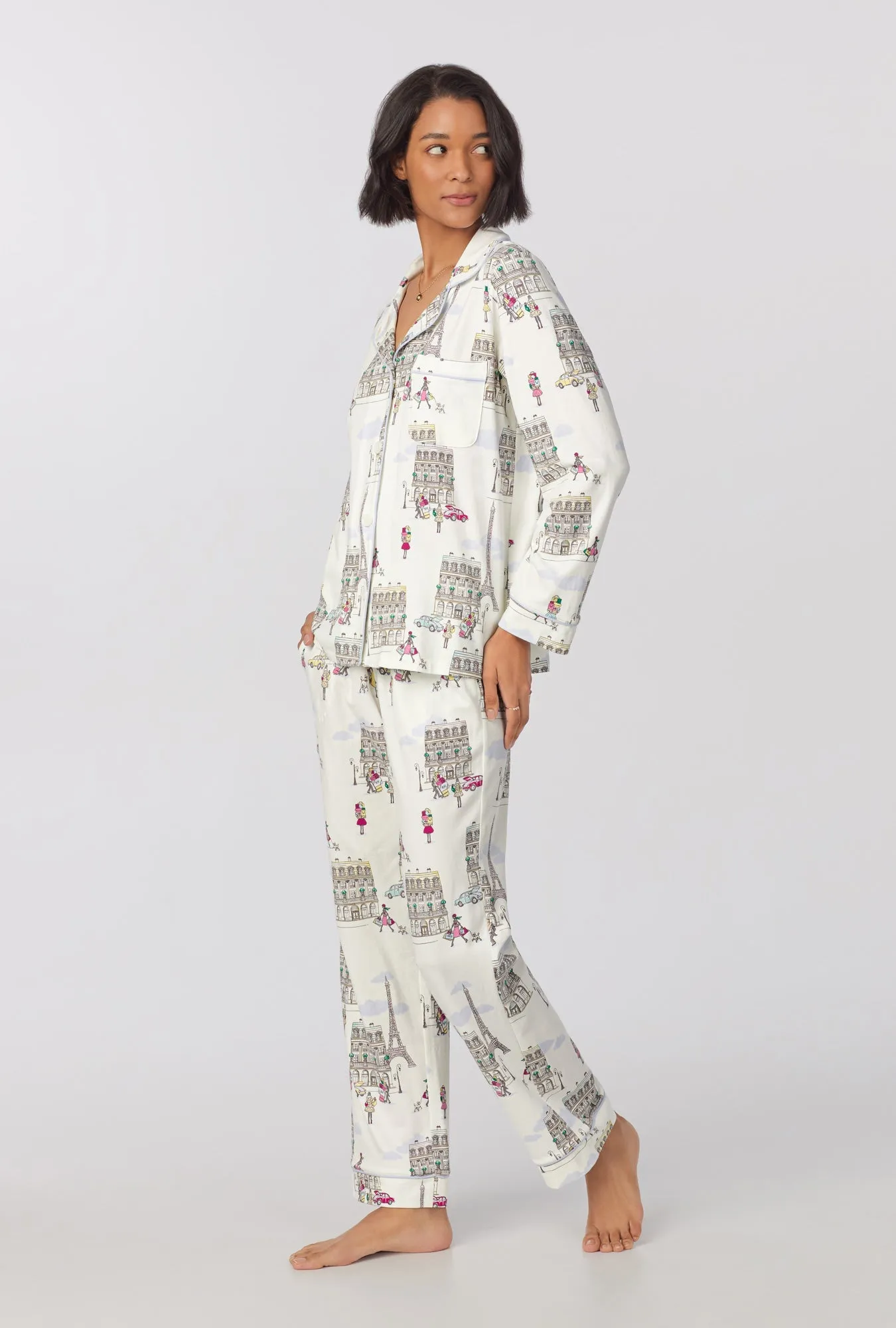 Bed Head Long Sleeve Classic Stretch Jersey PJ Set