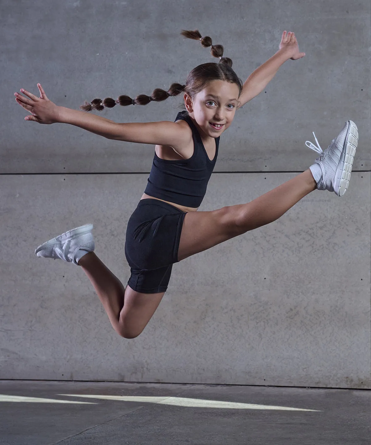Black - Kids seamless shorts