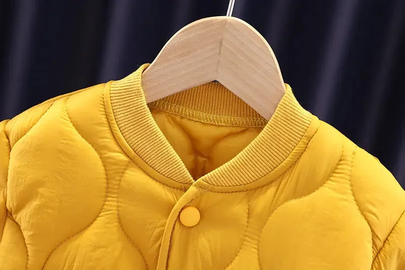 Children Winter Jacket for Boys Girls Warm Top Coat Kids Thicken Velvet Jackets Baby Coats Soft Casual Outerwear