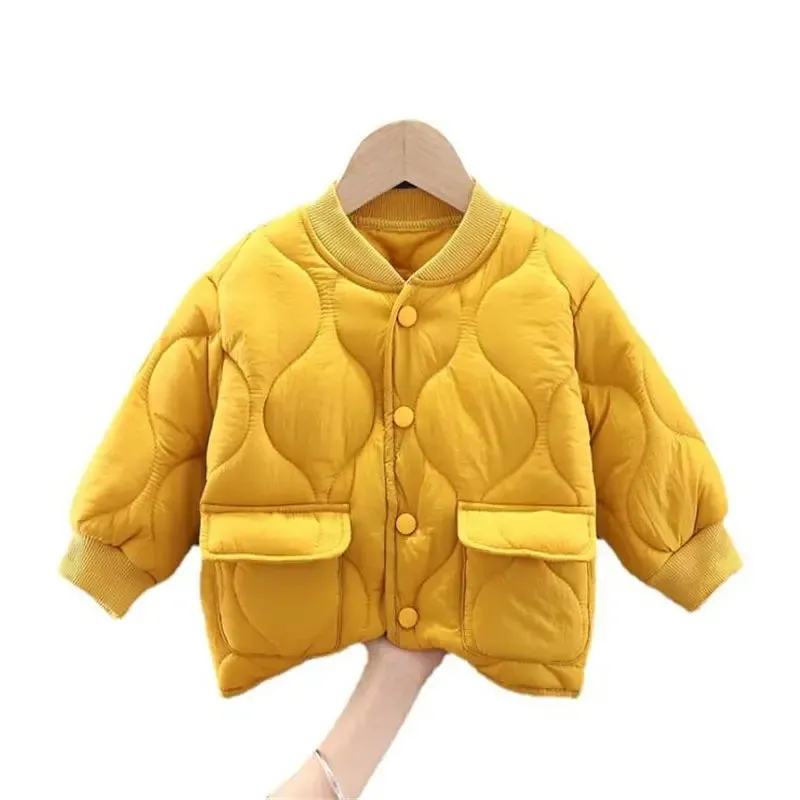 Children Winter Jacket for Boys Girls Warm Top Coat Kids Thicken Velvet Jackets Baby Coats Soft Casual Outerwear