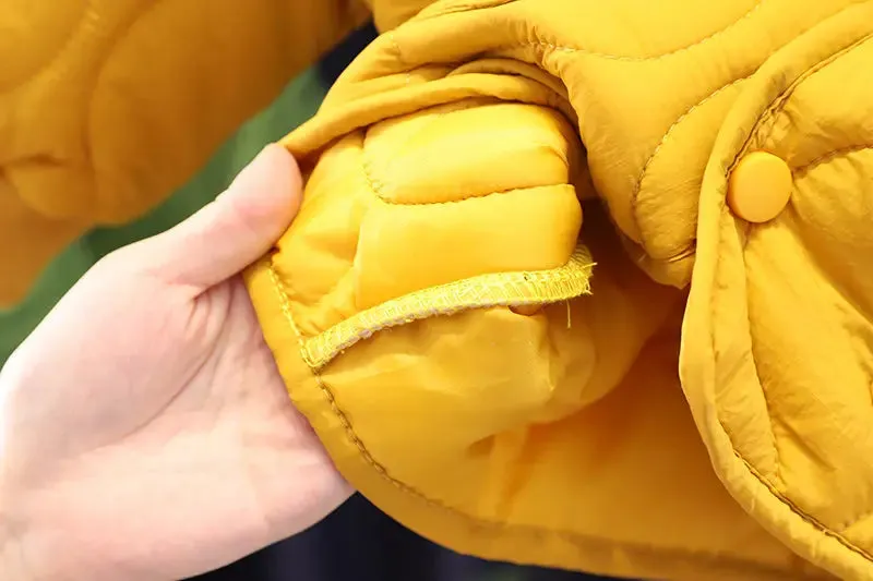 Children Winter Jacket for Boys Girls Warm Top Coat Kids Thicken Velvet Jackets Baby Coats Soft Casual Outerwear