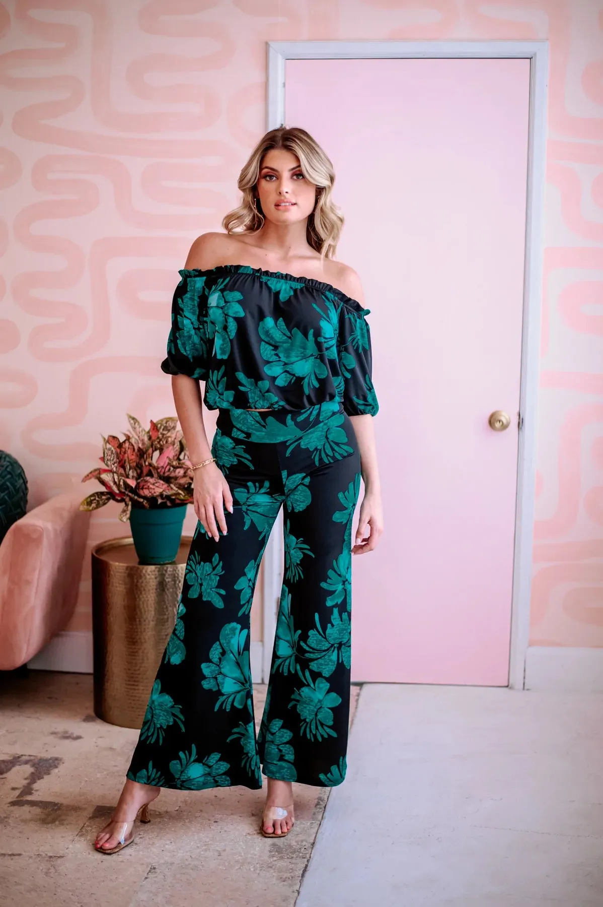 Gemma Stretch Flare leg pants
