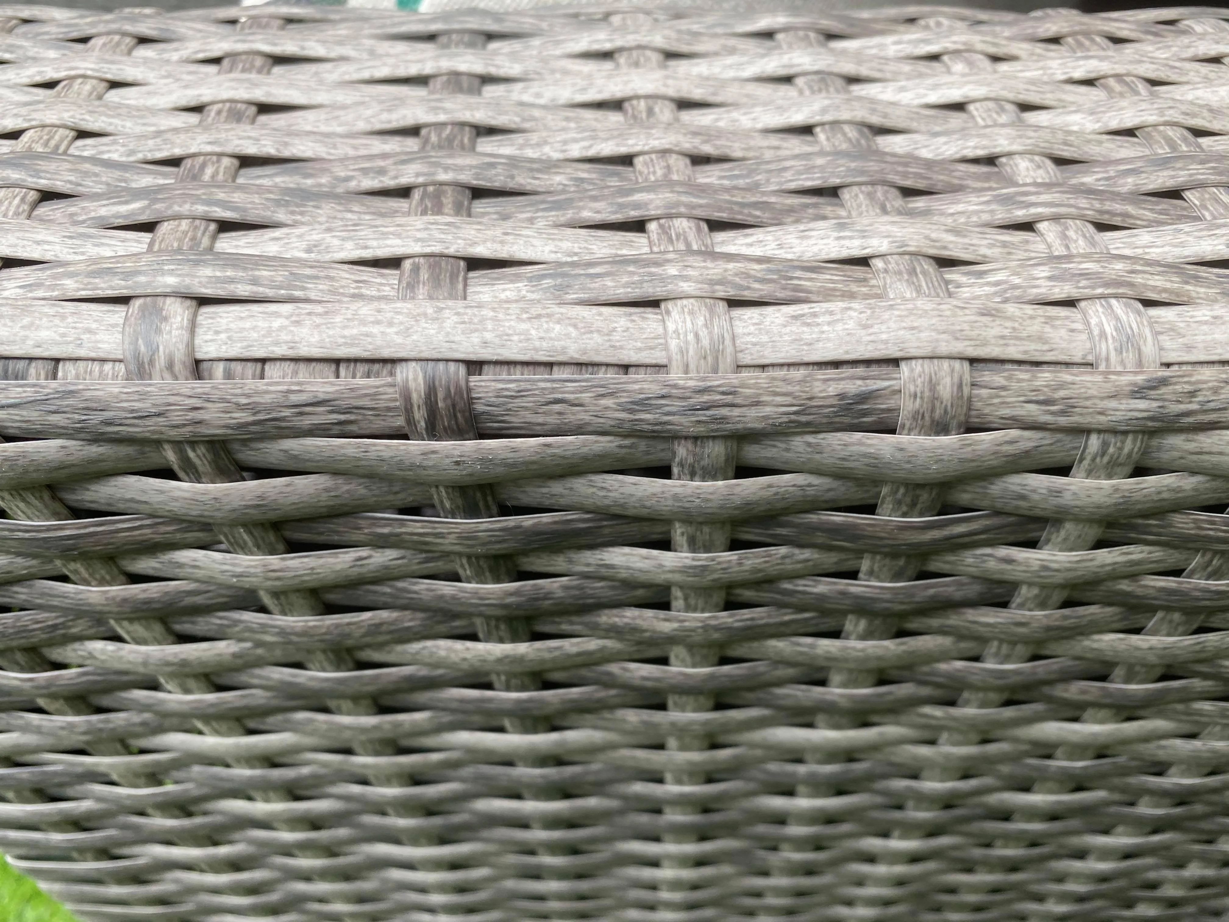 Reims Rattan- Corner Lounge- L Shape Set- Cloudy Grey