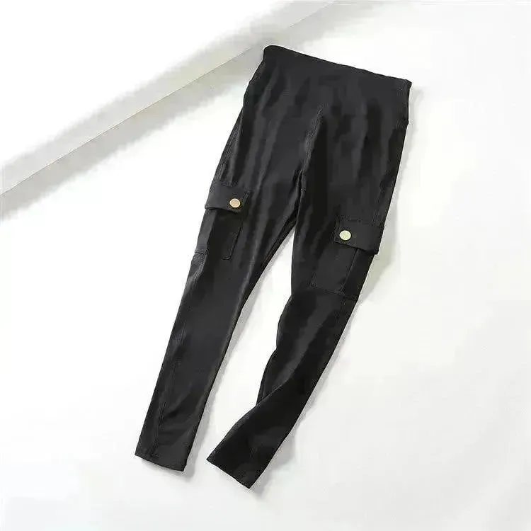 Skinny slim high elastic gym pants