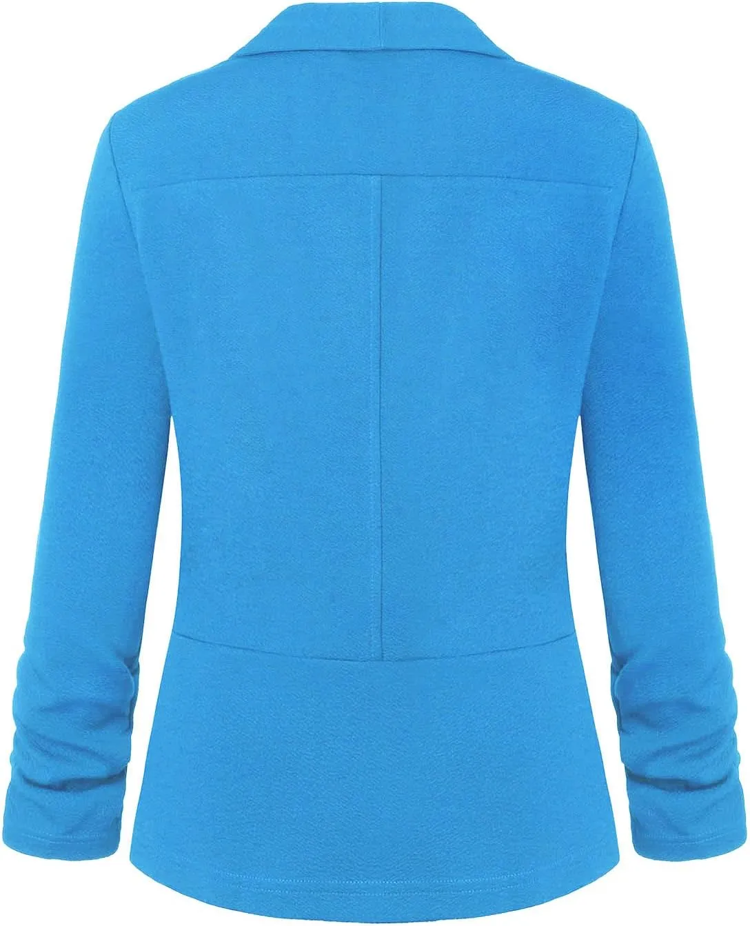 Unifizz Women's 3/4 Sleeve Blazer Lightweight Casual Cardigan Jacket Work Office Blazers with Pockets