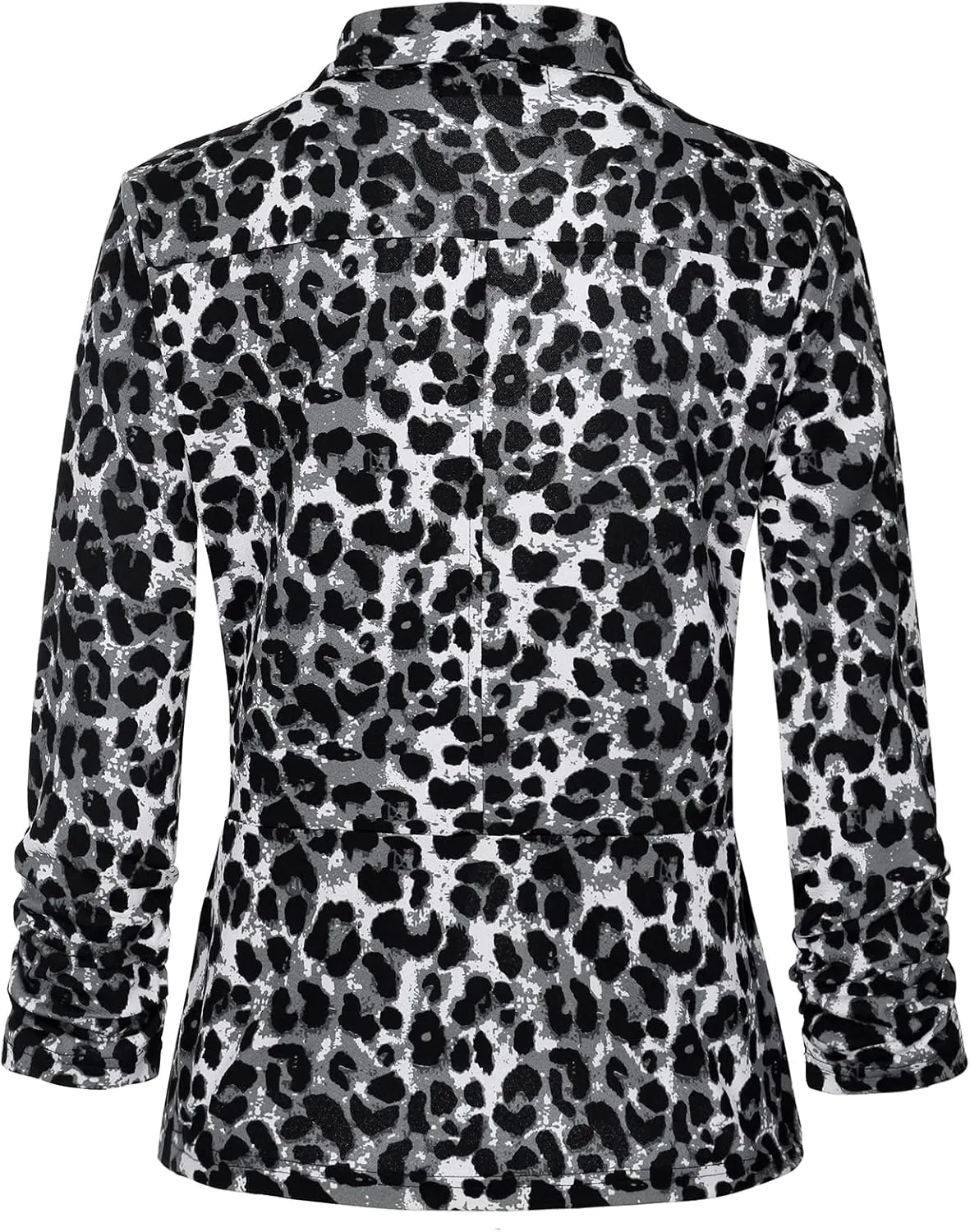 Unifizz Women's 3/4 Sleeve Blazer Lightweight Casual Cardigan Jacket Work Office Blazers with Pockets