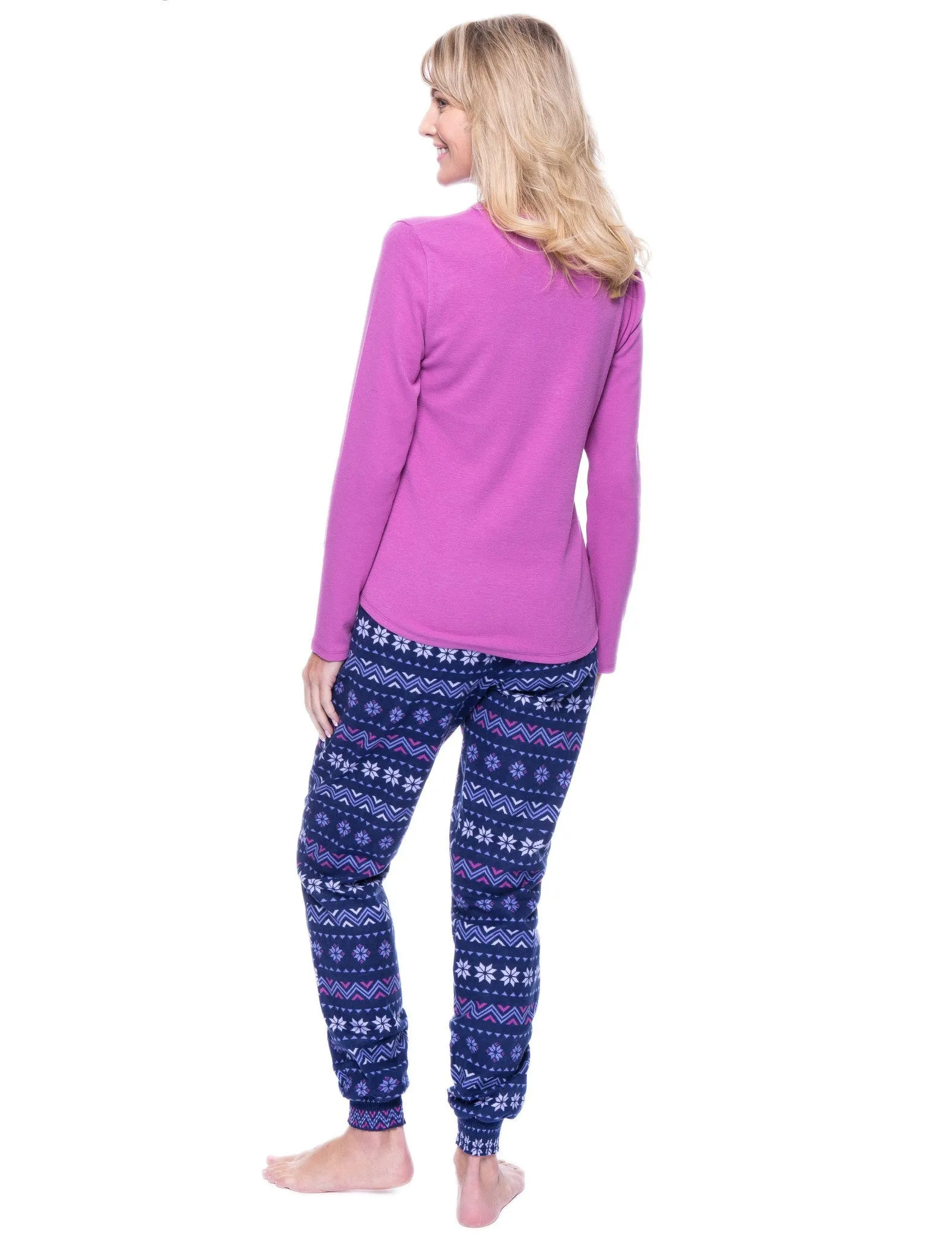 Women's Premium Flannel Jogger Lounge Set