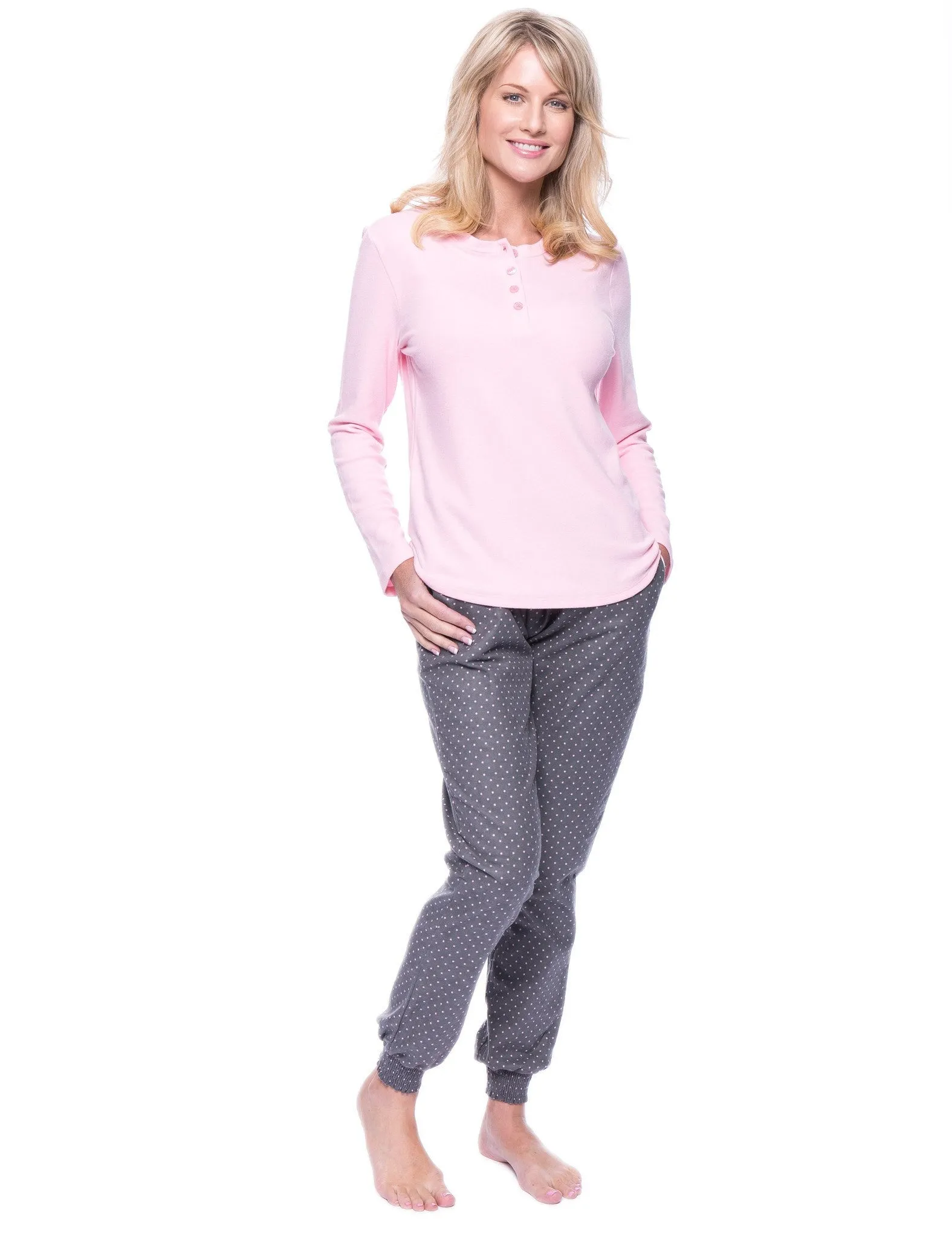 Women's Premium Flannel Jogger Lounge Set