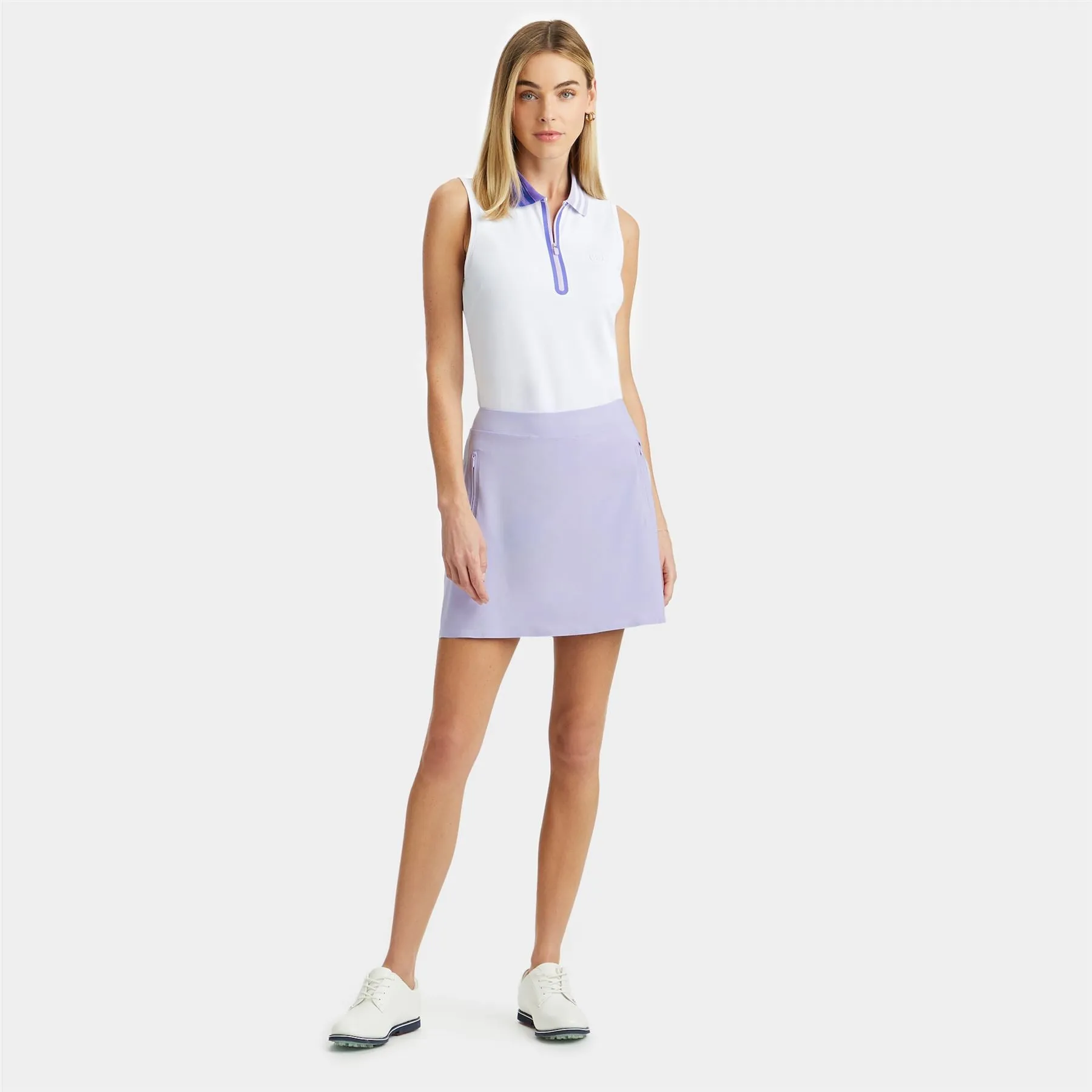 Womens Silky Tech Nylon A-Line Skort Aura - SS24